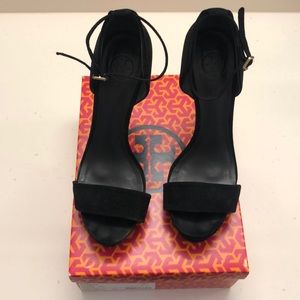 Tory Burch Black Rosemary Platform Sandals